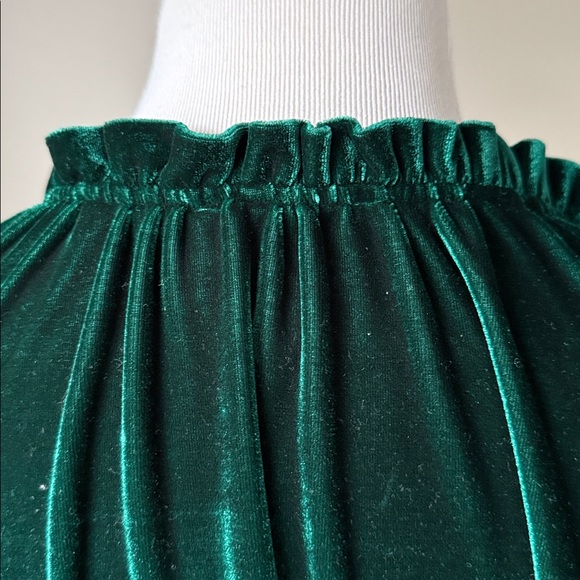 Listicle Emerald Green Velvet Dress - Picture 8 of 12